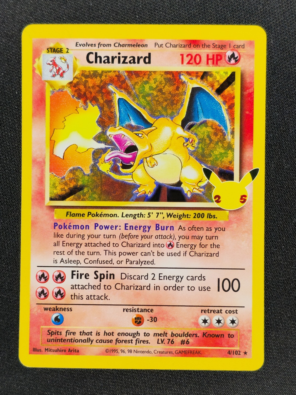 Charizard 4 Pokemon Celebrations Classic 2021 NM 🔥🔥🔥