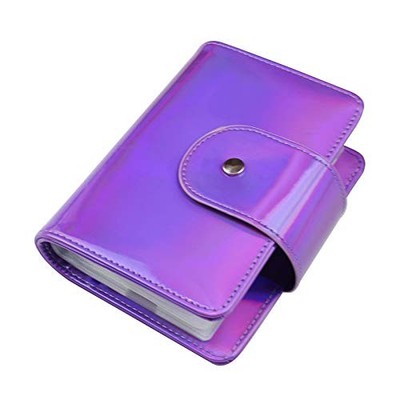 20Slots Nail Stamping Plate Case Holographic Nail Art Image Holder Purple