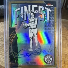 2026 Topps Finest - Cam Christie Gold Refractor Auto - #FAUCR 50/50