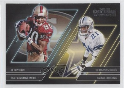 2022 Panini Contenders Series Jerry Rice Deion Sanders #CS-RS HOF 0ym4