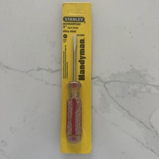 Vintage 1983 Stanley 3" Handyman Screwdriver #64-883 New in Original Packaging
