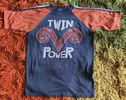 Vintage Harley-Davidson Twin V Power Syracuse New York Dealer Raglan Tee 80s Med - Image 1