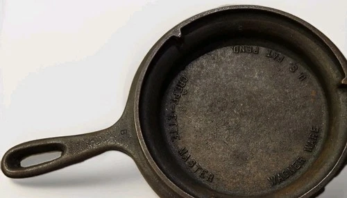Vtg Wagner Ware Cast Iron Crepe - Ette Master Pan Skillet US Pat Pend