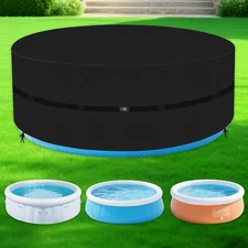 Round Hot Tub Cover, Heavy Duty Oxford Inflatable Spa Cover, Full Coverage Hot T