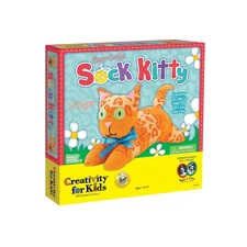 Creativity for Kids Sock Kitty- Sew Cute Craft Kit - new