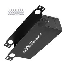 Engine Oil Cooler Air Shield Kit Black For 7-13 Row Cooling System Universal