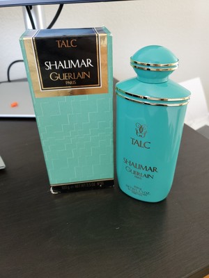 Shalimar By GUERLAIN 3.5 oz PERFUMED TALC FOR WOMEN S VINTAGE RARE. 