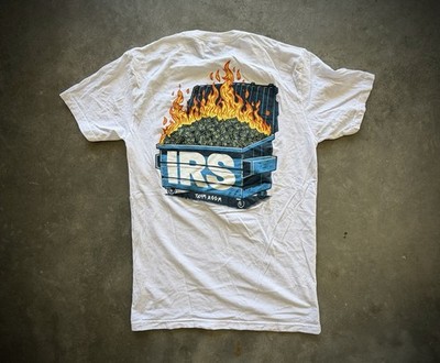 Team Room Designs IRS Dumpster Fire Tee Small