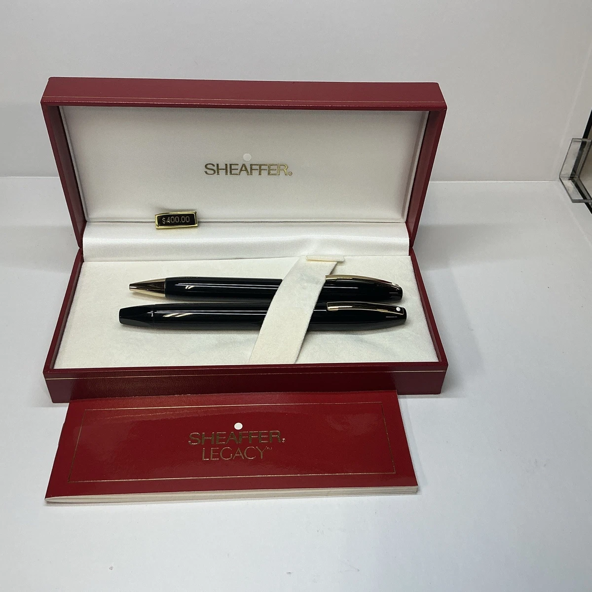 Sheaffer Legacy WD, Black Laque Fountain / Ballpoint Pen Set