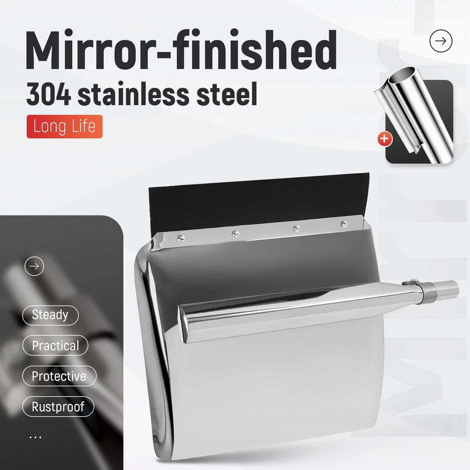 Quarter Fender 24"x24" 304 Stainless Steel For Semi Truck Freightliner Volvo VNL - Image 3 of 4