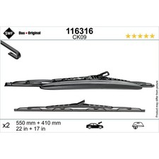 SWF 116316 Wischblatt für ALFA ROMEO 147 GT 937