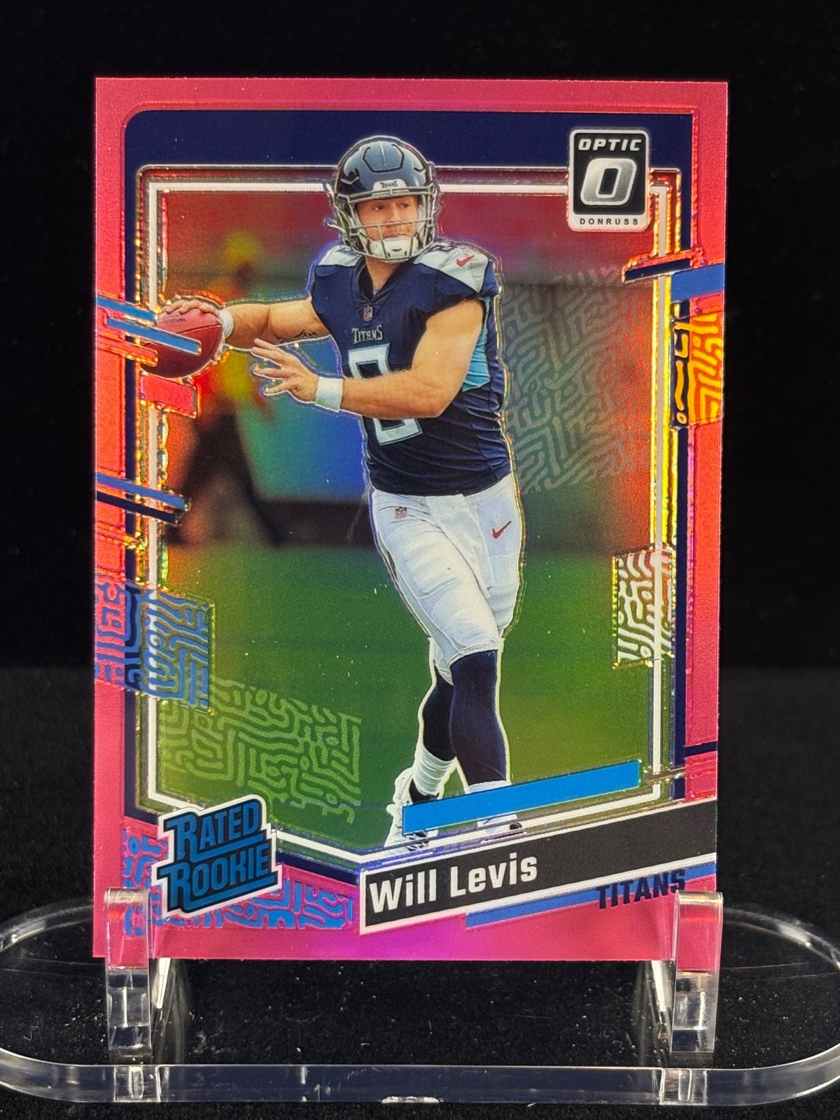 2023 Donruss Optic #298 Will Levis Pink