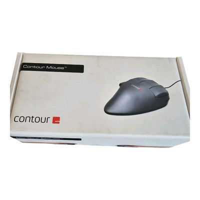 Contour Ergonomische Maus Linkshänder kabelgebunden geöffnet nie benutzt