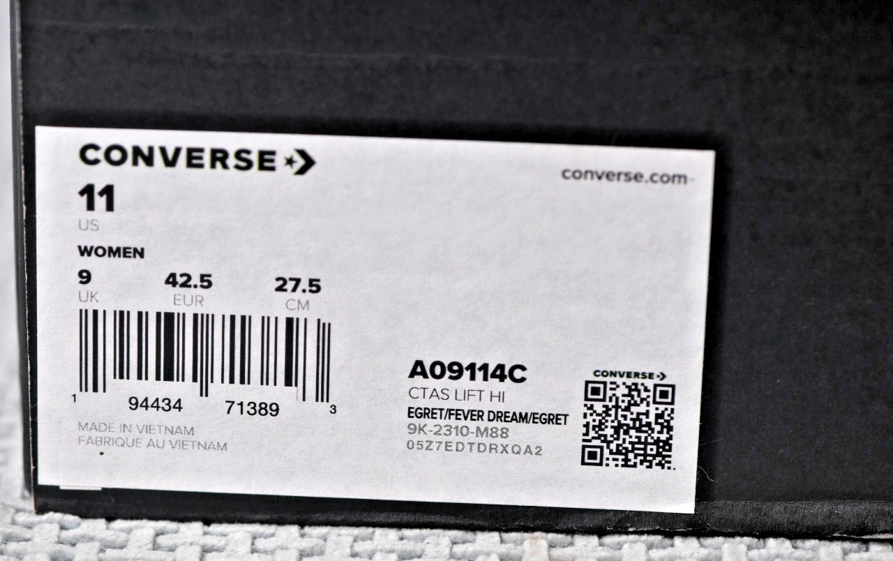 Size: 11 Women | Converse Chuck Taylor All Star Lift Platform High "Y2K | 09114C thumbnail 16