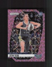 2024 Panini Prizm WNBA #92 Sevgi Uzun Pink Velocity Prizms #/79