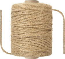 1/8 in 3Mm X 328 Ft 100Meter Natural Sisal Hemp Rope Heavy Duty Thick Twine