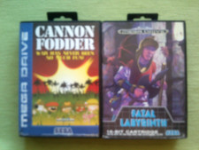 ebay® Auktion 147265218096 | CANNON FODDER + FATAL LABYRINTH Sega Mega Drive Megadrive Genesis Pal Version ✔ Thumbnail of ebay® auction 147265218096 | CANNON FODDER + FATAL LABYRINTH Sega Mega Drive Megadrive Genesis Pal Version ✔