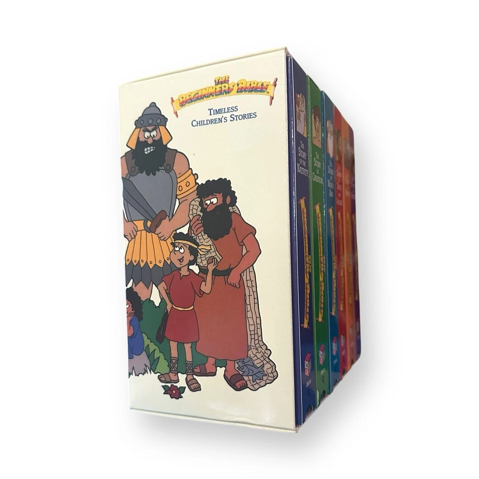 The Beginners Bible VHS Box Set 6 Time Life Kids Timeless Children’s Stories - Image 3 of 4