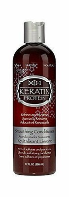 Hask Keratin Protein Sulfate Free Smoothing Conditioner Softens & Renews 12 Oz