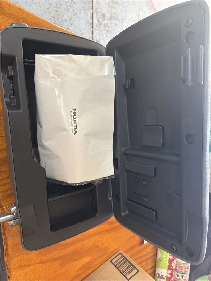 Honda Element 2003-2008 reposabrazos central consola tapa asiento almacenamiento gris OEM Foto 4 de 4