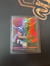 2014 Elite Status Diecut Julian Edelman Red /25