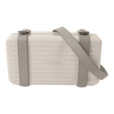 RIMOWA SHW Aluminum Cross-Body Shoulder Bag Polycarbonate White