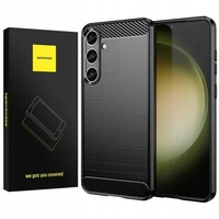 Spacecase Carbon Case Cover FüR Samsung Galaxy S24+ Schwarz