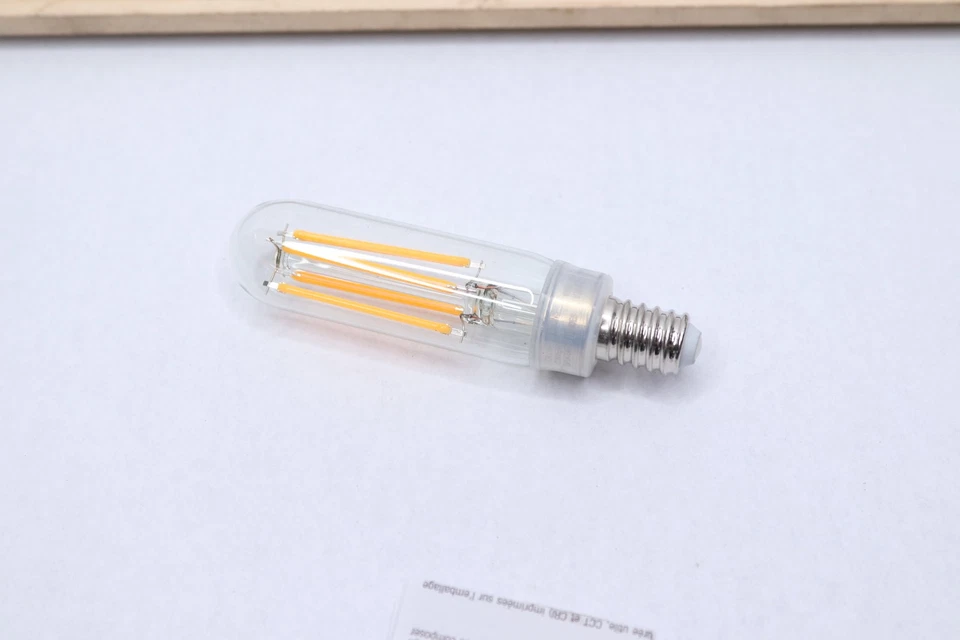 (4-Pk) Feit Electric Candelabra LED Light Bulb Glass Clear Warm White 40W - Image 4 of 4