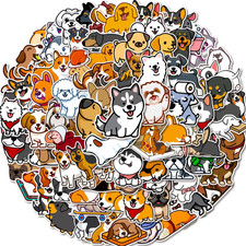 100 Cute Dog Stickers Waterproof Vinyl Decals for Laptops, Water Bottles, and Mo
