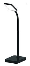 Desk LAMP LED 4W Slim 3000K, USB Port, Black Finish, White
