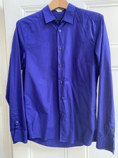 Vintage Men?s Paul Smith PS Slim Fit Blue Button Collar Shirt Shirt Size Medium