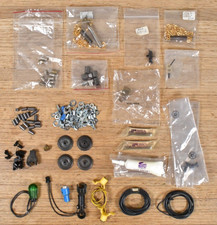 Lot of Vtg Lionel Train Parts Metal Wheels Couples Wires Smoke etc