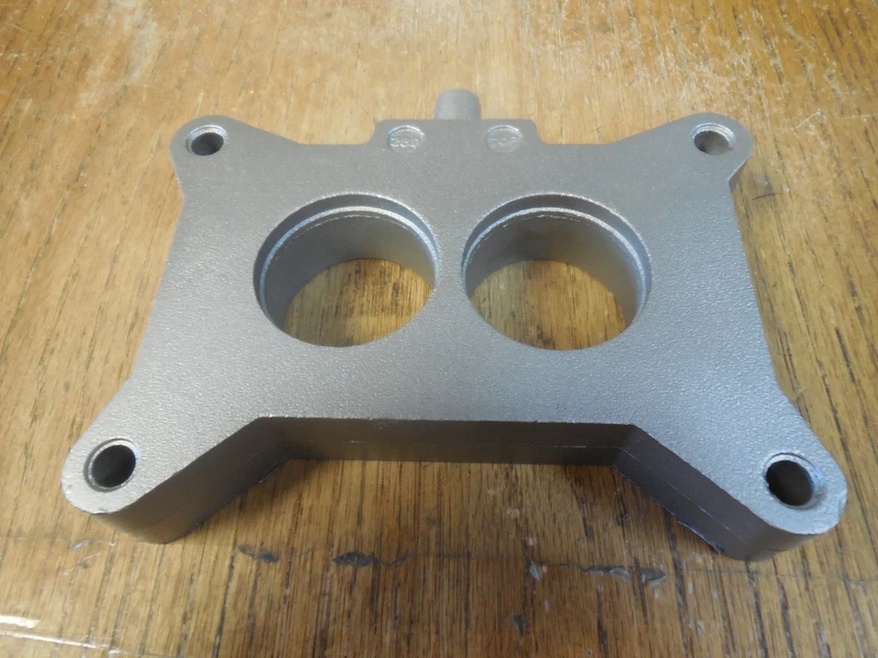 1965 FORD MUSTANG FAIRLANE 289 2V CARBURETOR TO INTAKE SPACER PLATE - Image 4 of 4