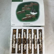 Dept 56 Village Stone Walls Set of 4 - Village Accessories Holiday In Box