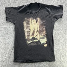 Vintage Miranda Lambert Shirt Womens Medium Black Country Music Tour Tee 2000s