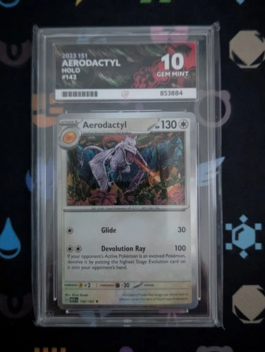 Aerodactyl [142/165] Scarlet & Violet 151 Holo Ace Grade 10