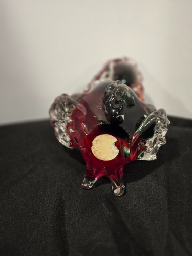 Mid-Century Vintage Hand Blown Murano Glass Art Poodle-IT GLOWS!! - Picture 6 of 14