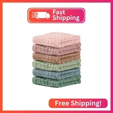 Cuddle Campus Baby Washcloths 6 Packs, Muslin Washcloths Baby,Cotton Burp Cloths