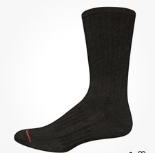 KIRKLAND Signature Men's Athletic Full Cushion Sock, 8 pair  Black  SIZE 8-12