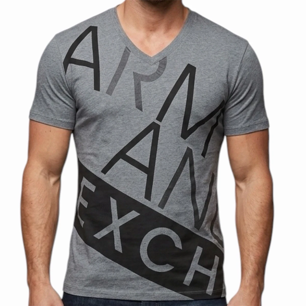 Armani Exchange V-Neck T-Shirts for Men for sale | eBay