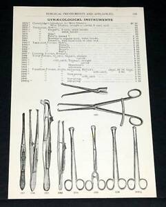 1891 WOCHER SURGICAL  CATALOG  PAGE 173 GYNAECOLOGY 