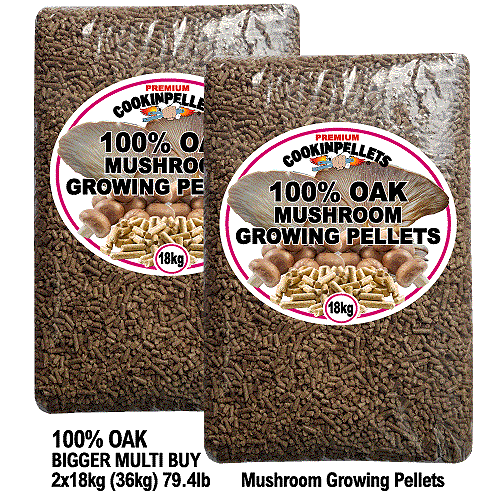 Pellet premium 100% rovere - ORO - 100% faggio legno duro - miglior mezzo di coltivazione per funghi - Foto 11 di 13