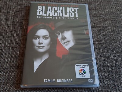 BLACKLIST Complete Fifth Season 5 5-Disc DVD USA 2018 James Spader Megan Boone