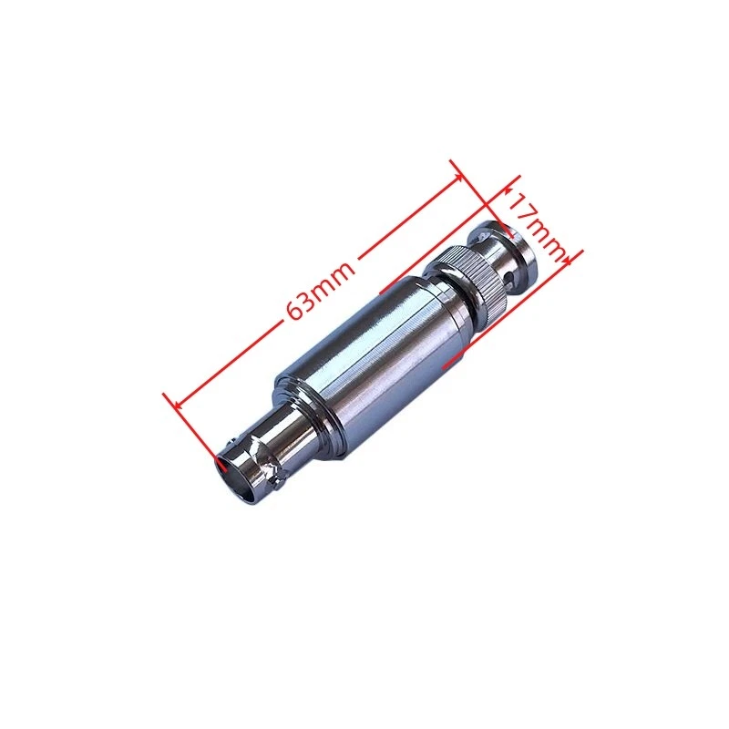 BNC Male to Female RF Coaxial DC Block 5W DC-3GHz 50Ω Stainless steel DC-Block - Image 4 of 4