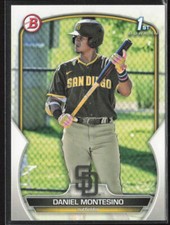 2023 Bowman Daniel Montesino BP-114 1st Paper | San Diego Padres