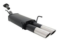 Novus Sportauspuff Gruppe N 2X76Mm Sr-Design Opel Astra G Cabrio 2,0-16V