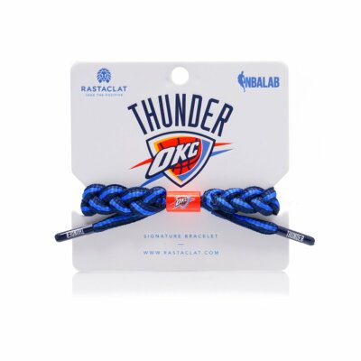 Rastaclat Oklahoma City Thunder Braided Bracelet, NBA Adjustable