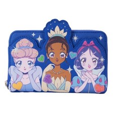 Disney by Loungefly Wallet Princess Manga Style - WDWA3033 - Brand New
