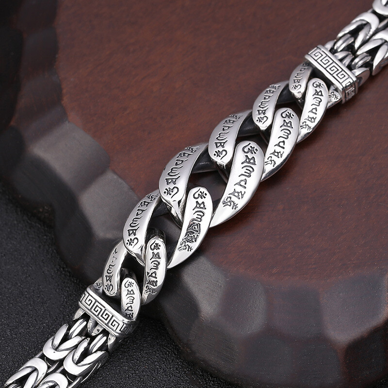 Bracelet【SILVER】 Zircon Embellished Silver Rolex Style Bracelet