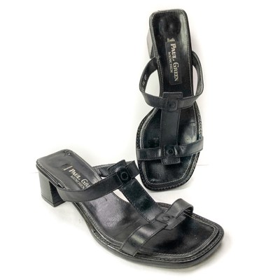 paul green black sandals
